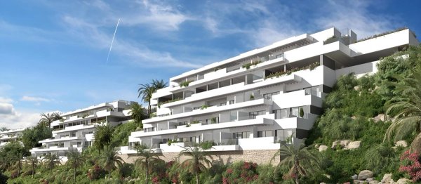 Appartement met zeezicht in Mijas