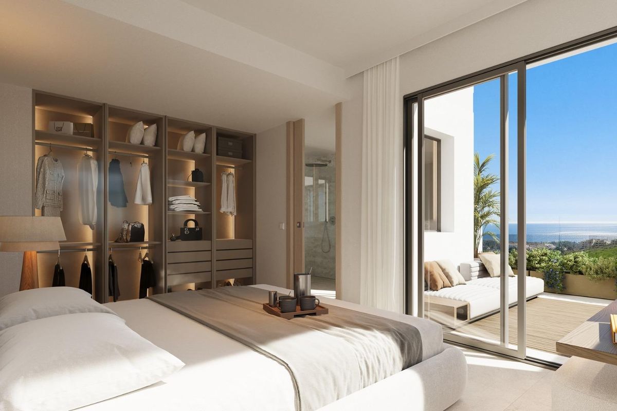 Exterieur van het appartementencomplex