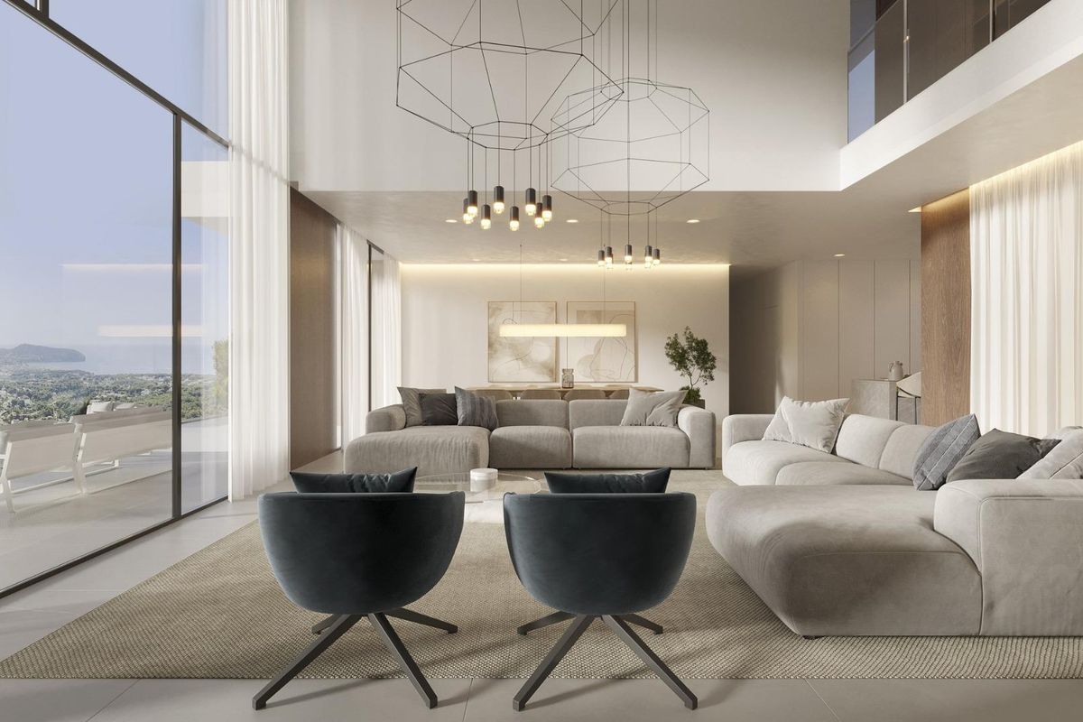 Ondergrondse garage in villa Moraira