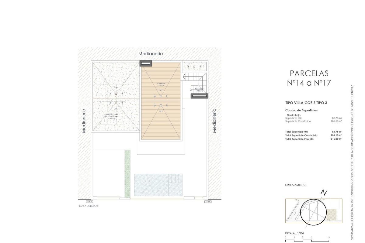 Bungalow in San Juan with video surveillance