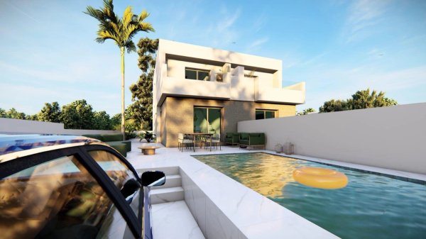 2-Slaapkamer Town House Daya Nueva Zwembad