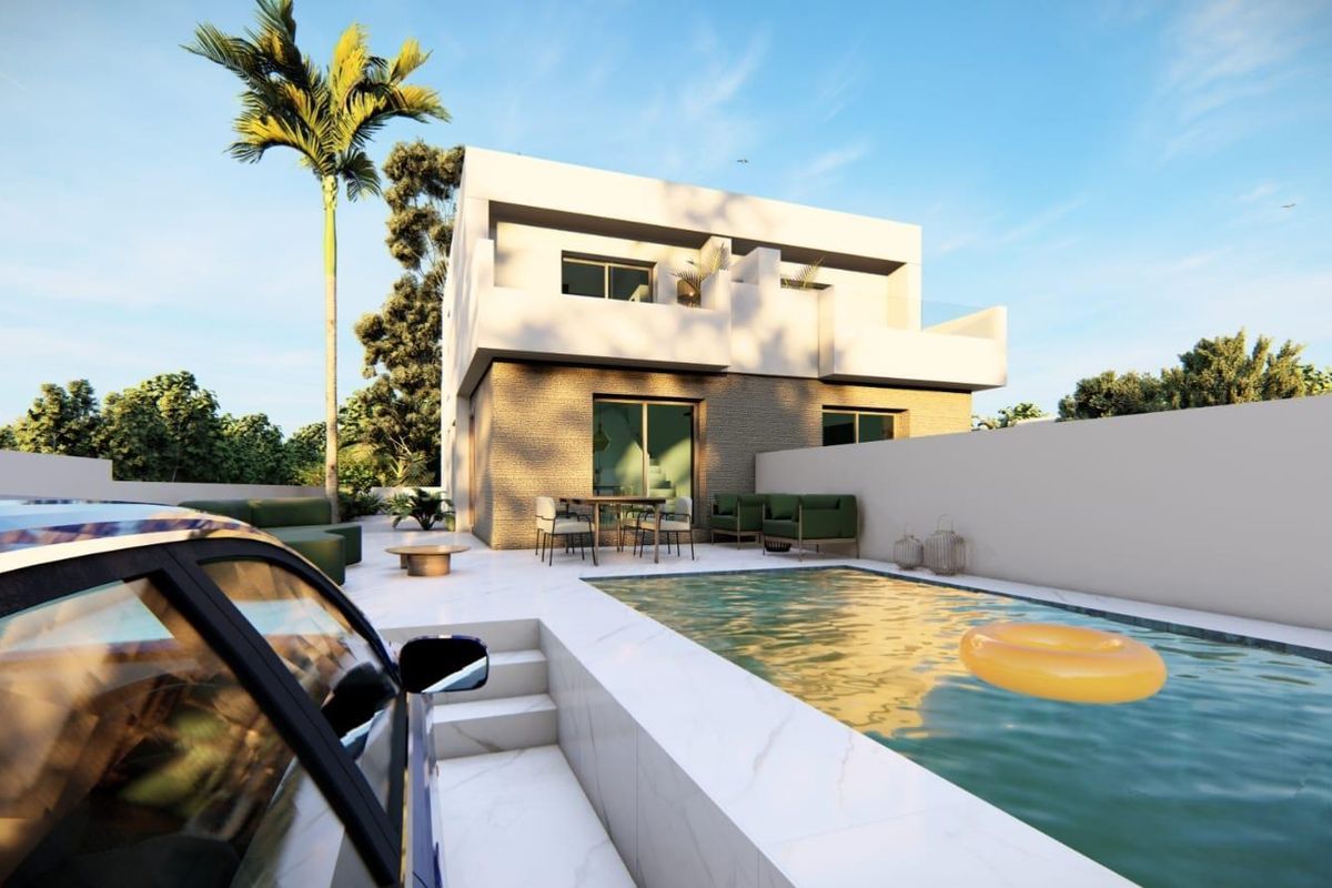 Town house in Daya Nueva met zwembad