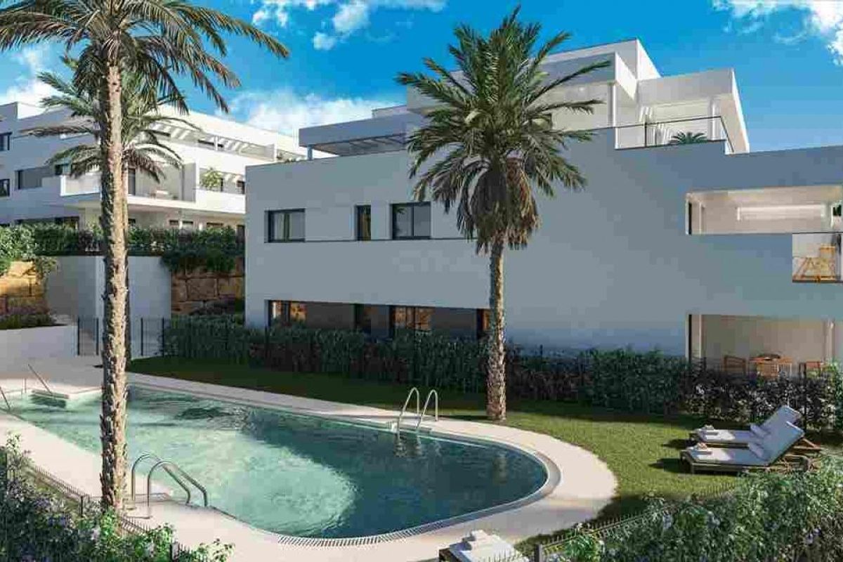 Modern nappali Casares földszinti lakásban