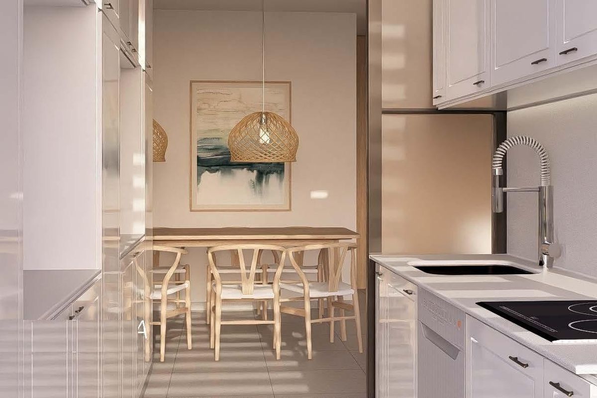 Ingang van het appartementencomplex