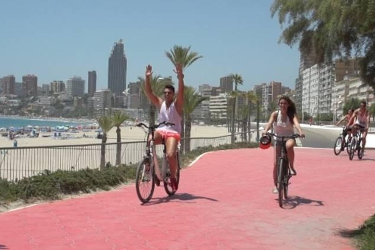 Benidorm villa with parking space