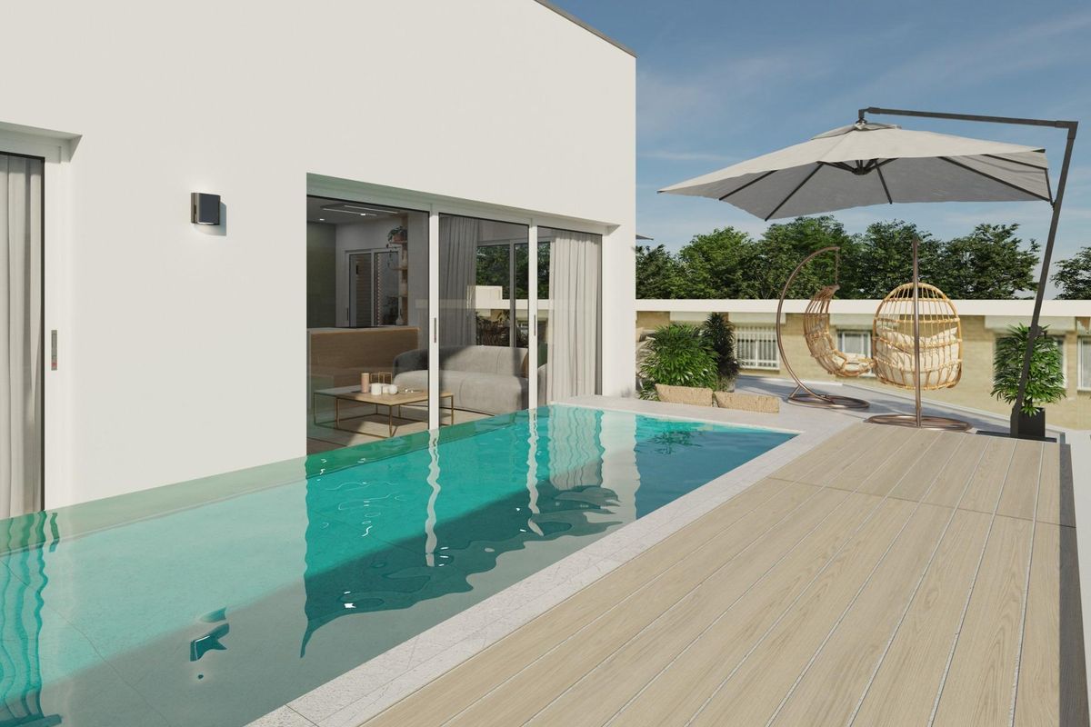 Nieuwbouwwoningen vlakbij het strand in het centrum van Guardamar del Segura