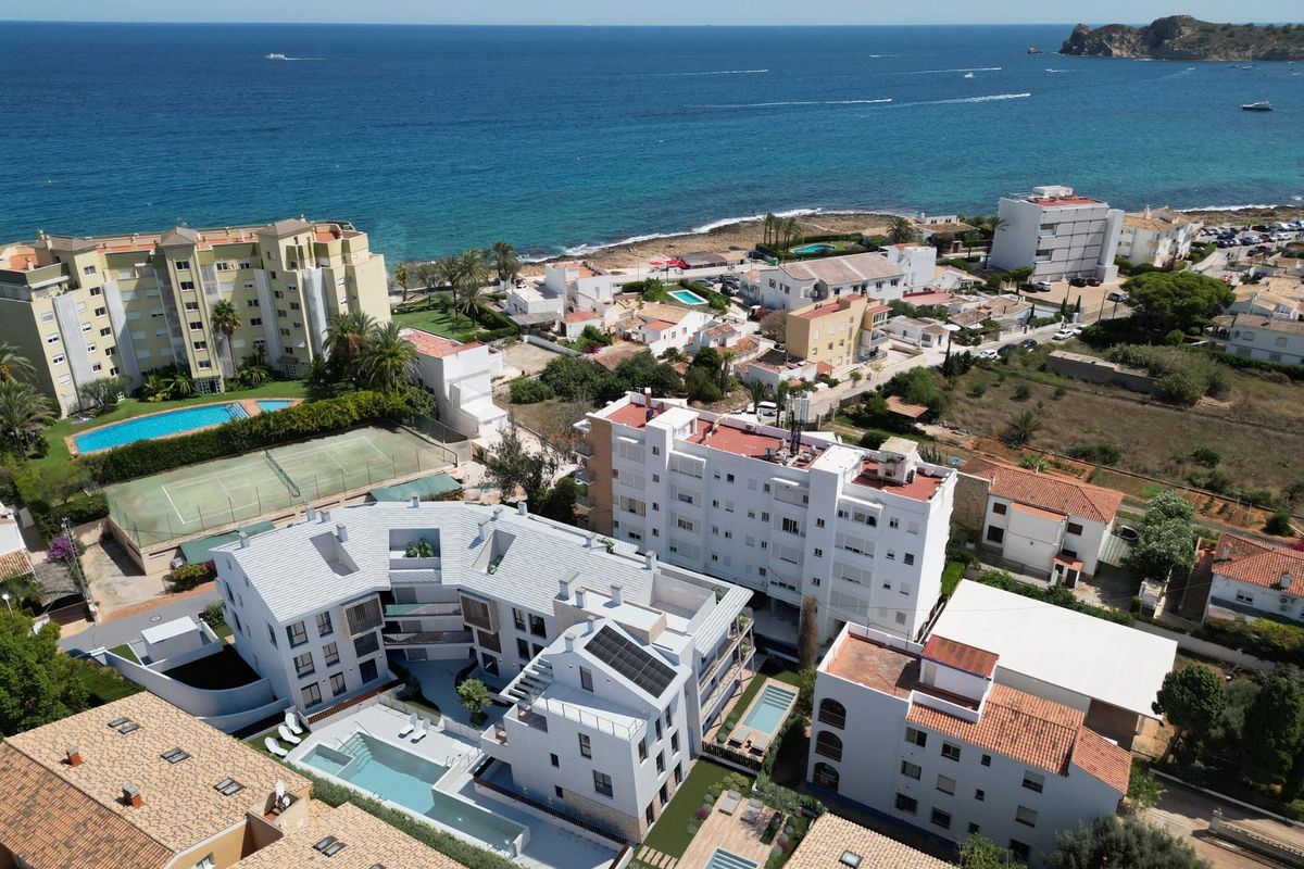 Spacious terrace of Javea apartment