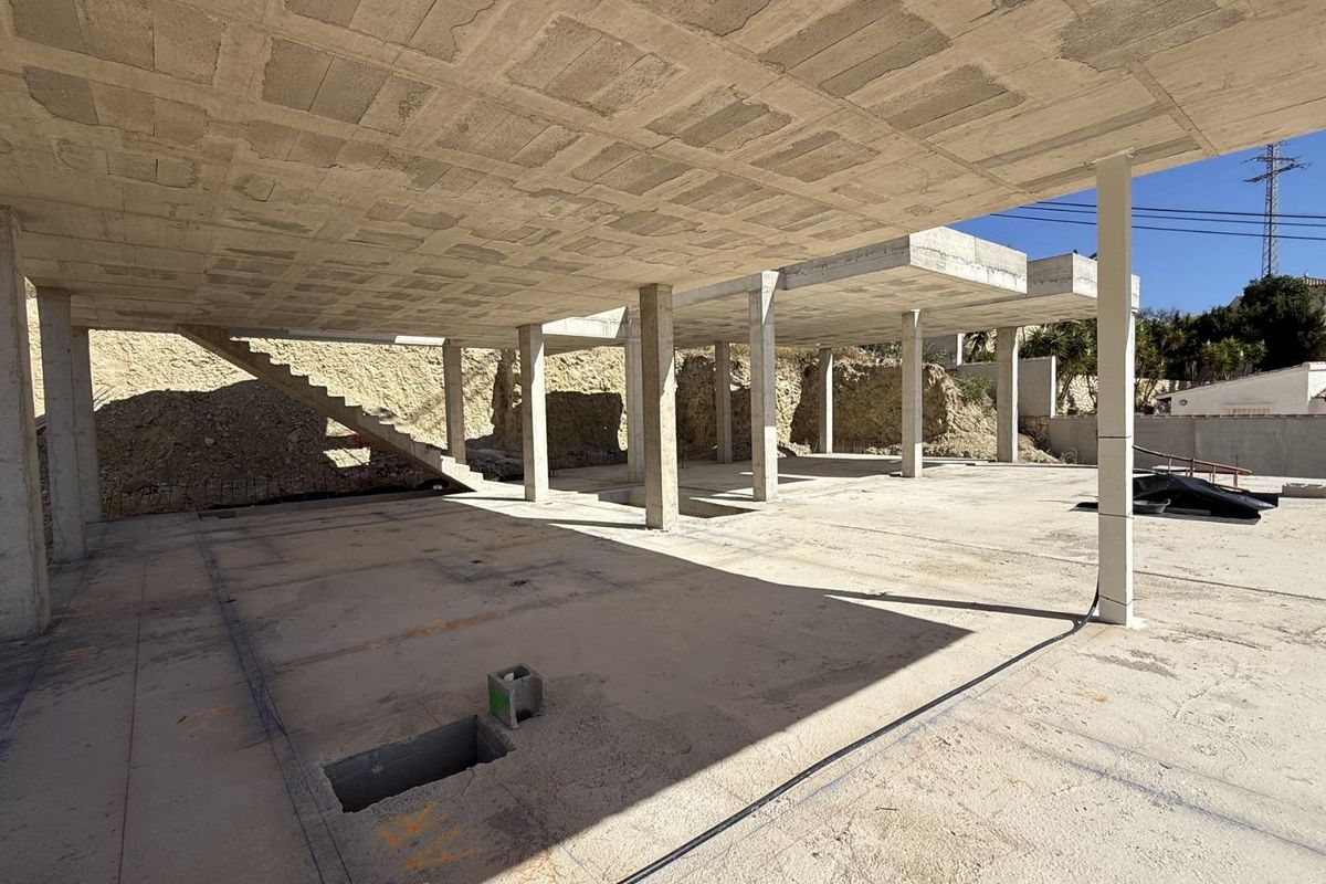 Uitzicht vanaf bovenverdieping villa Benissa