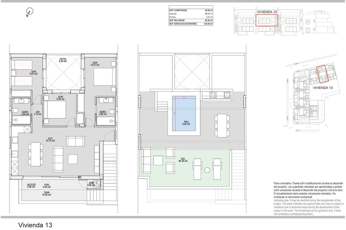 3-Bed Bungalow Pilar de la Horadada Terrace - Image 15