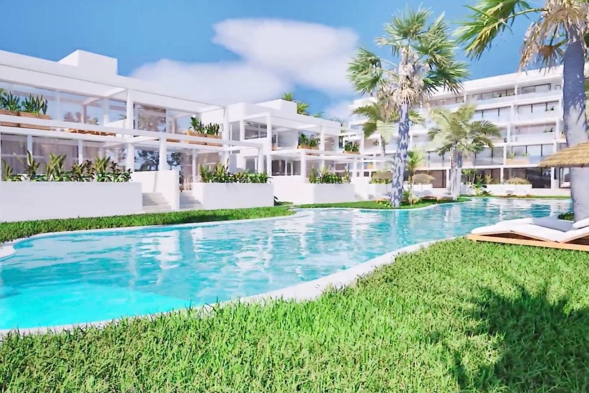 Zwembad met tropische tuin in Cartagena