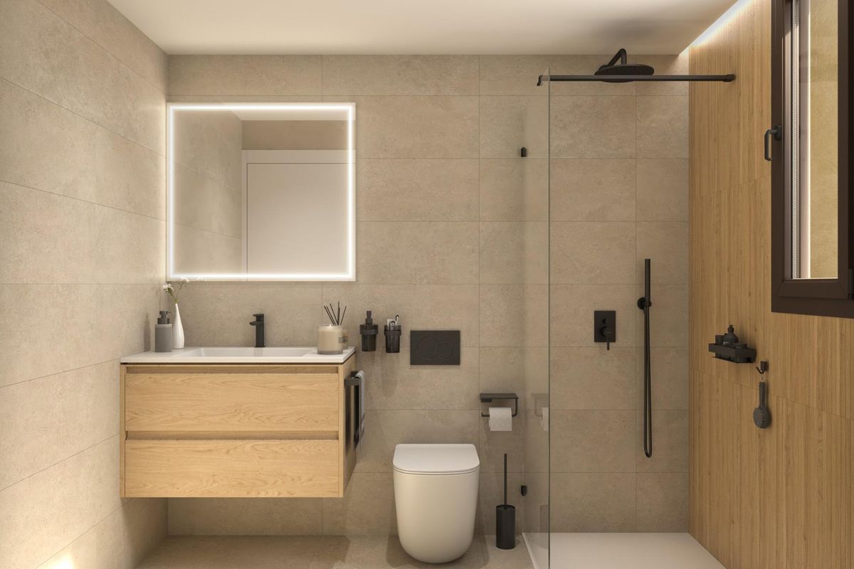 Bathroom in Guardamar penthouse