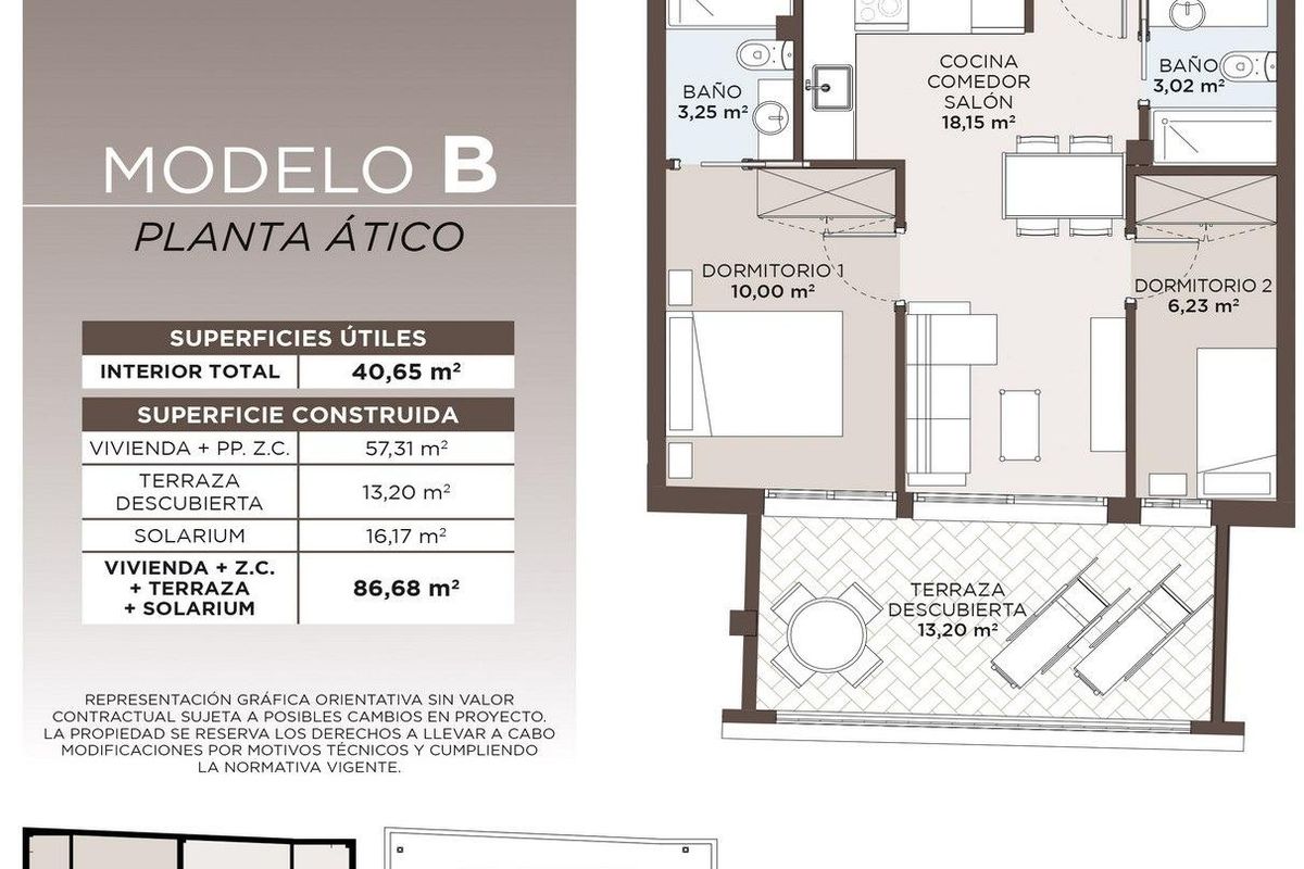 2-Bed Penthouse Torrevieja Terrace - Image 11