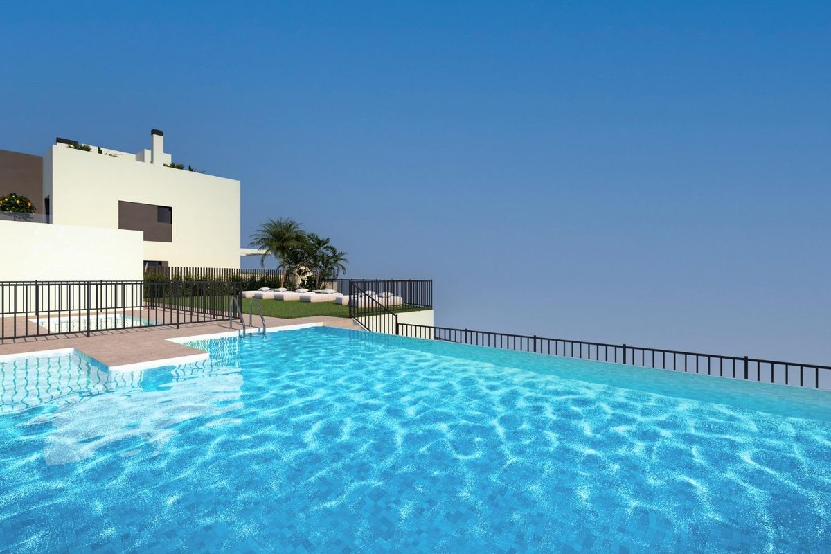 Woonkamer met terrasuitzicht Torre del Mar