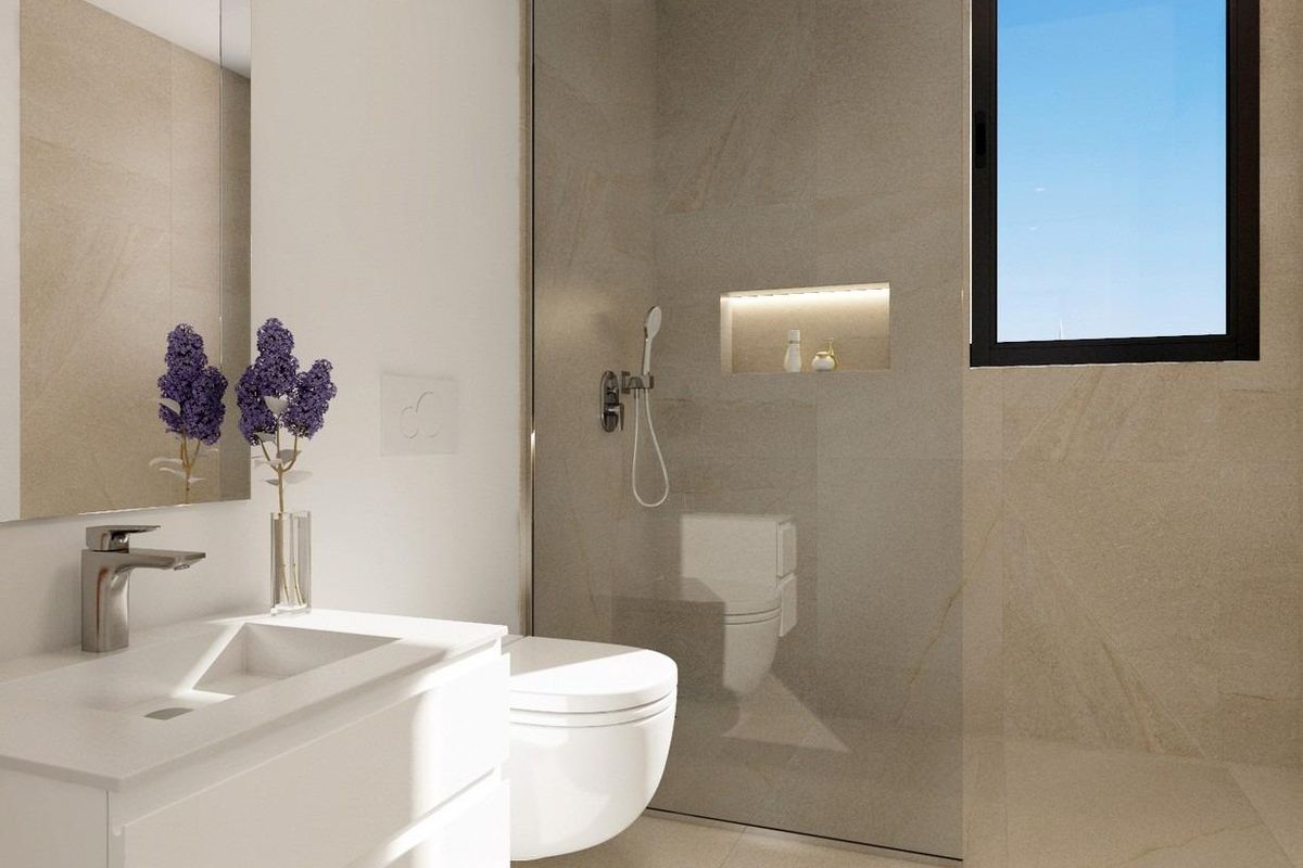Contemporary bathroom in Finestrat villa