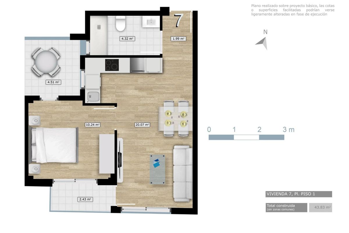 1-Hálószobás Apartman Torrevieja Terasz - Kép 18
