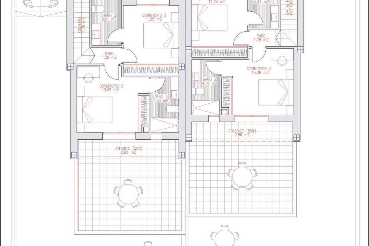 3-Schlafzimmer Villa Daya Nueva Pool - Bild 14