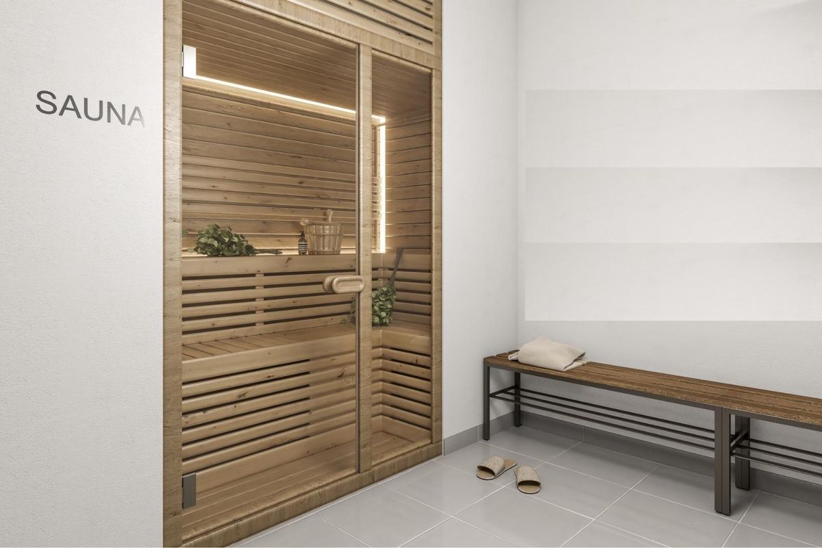 Social living area in Mijas apartment complex