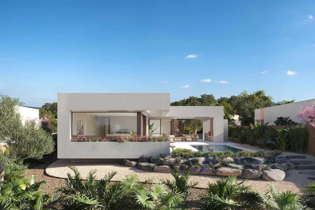 Villa in Las Colinas Golf Resort, frontalansicht