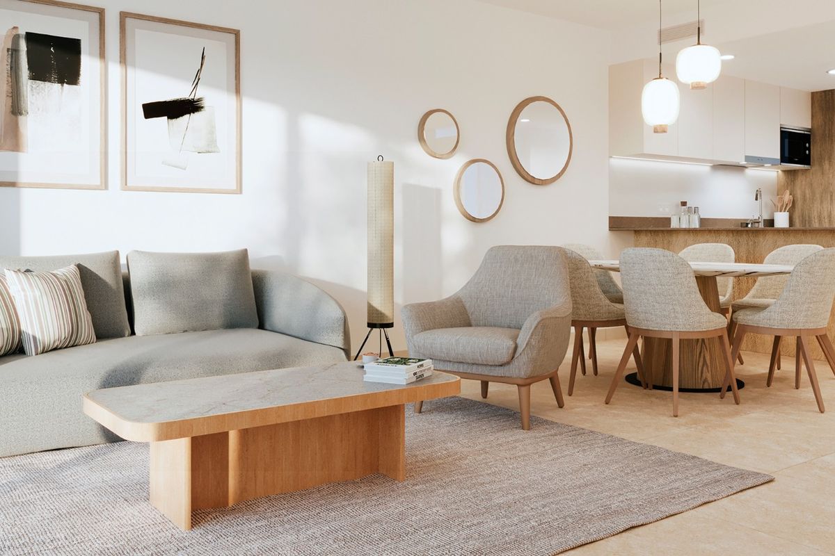 Buitenterras met uitzicht op de omgeving