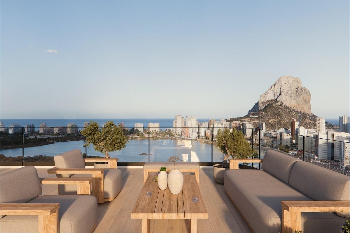 Moderne nieuwbouwwoningen in Calpe Op slechts 450 m van Playa del Cantal Roig