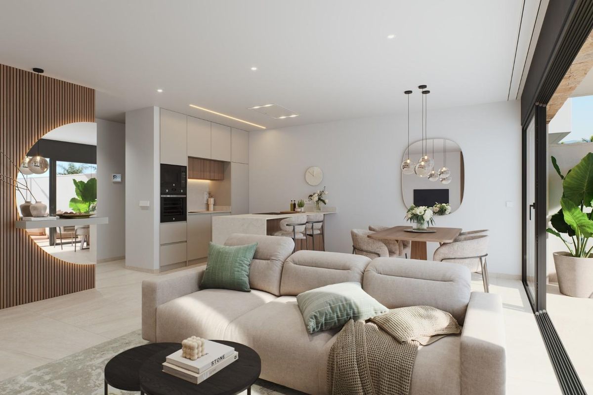 Badkamer met moderne afwerking in town house