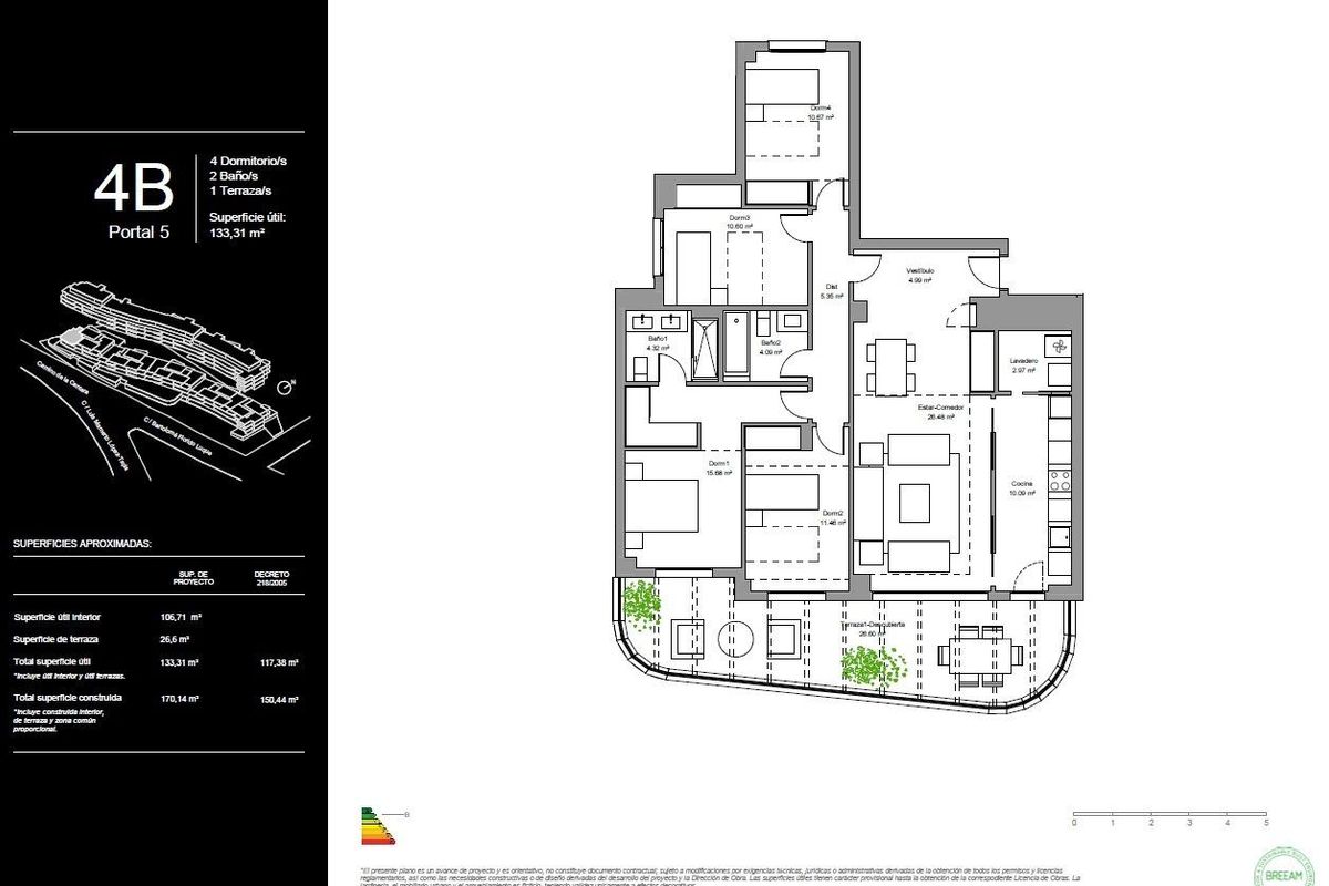 Penthouse entree in luxe wooncomplex
