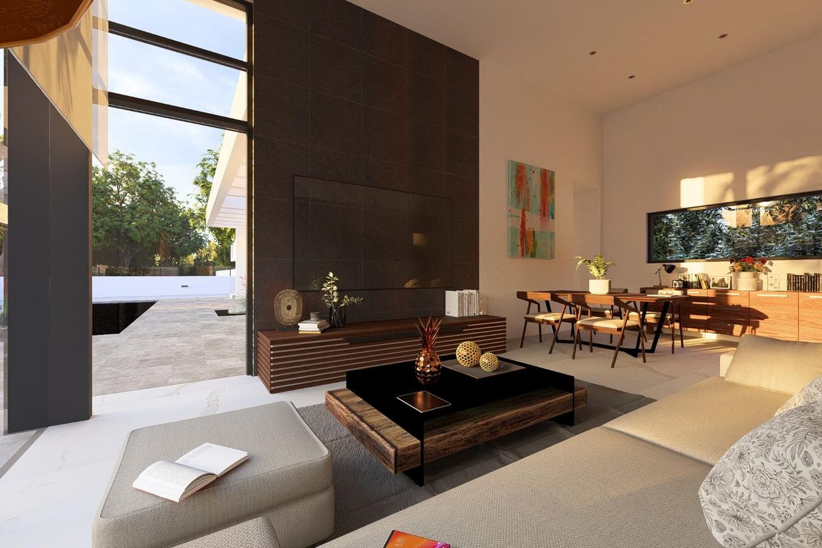 Woonkamer van de 3-slaapkamer villa in Ciudad Quesada, ontworpen voor comfort en stijl.