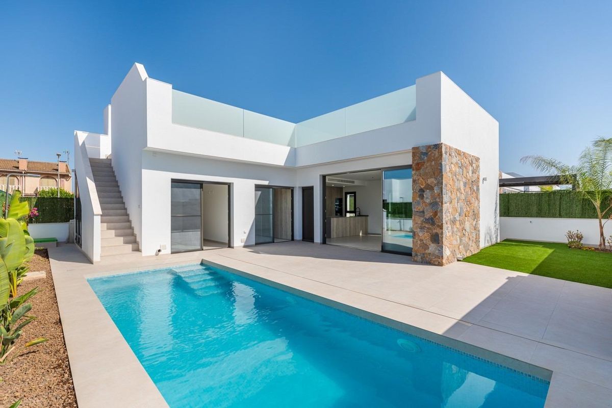 Modern villa exterior in San Javier