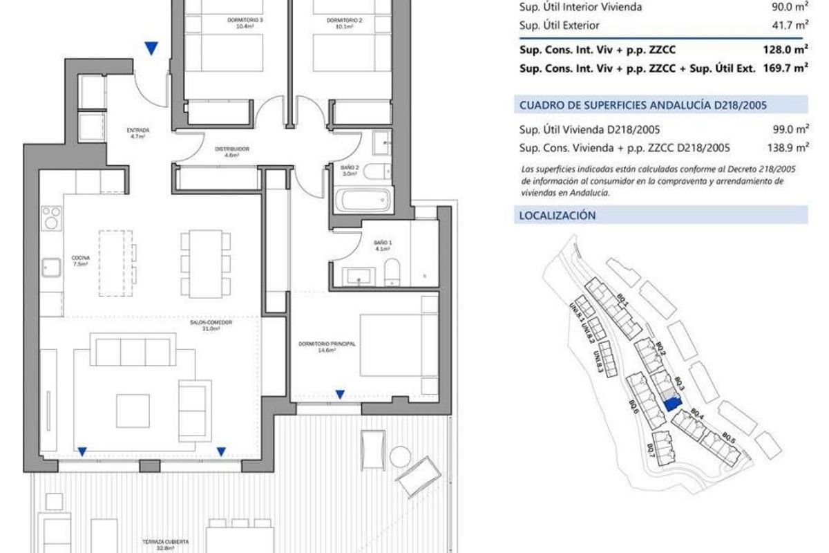 3-Bedroom Ground Floor Apartment in Estepona