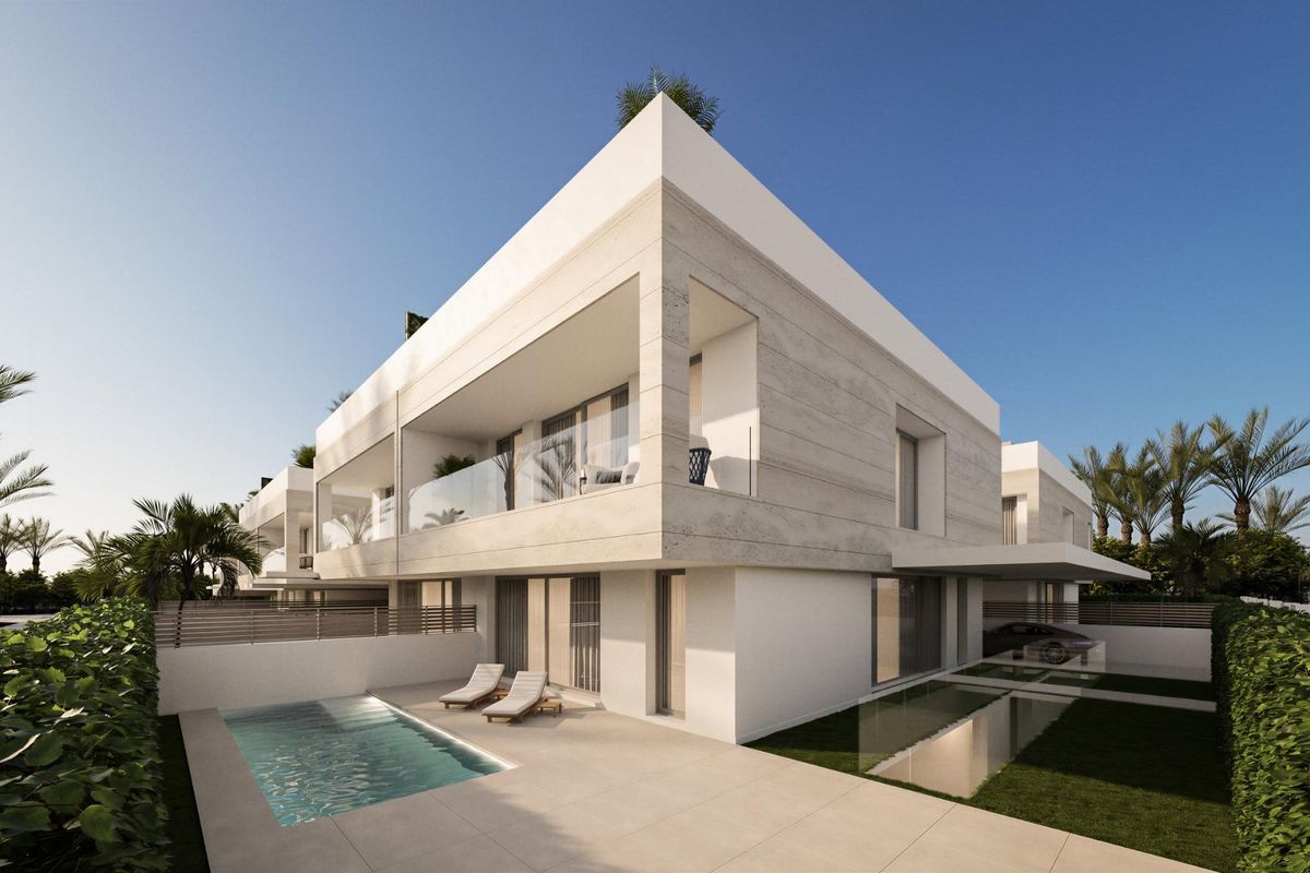 Luxury villa in Marbella exterior view