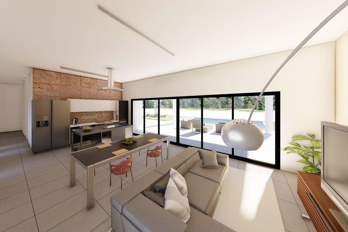 Woonruimte van villa in Pinoso