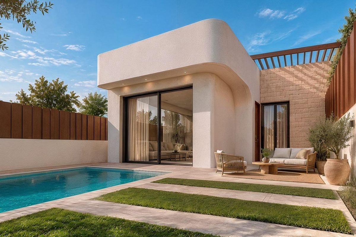 Bungalow with private pool in San Pedro