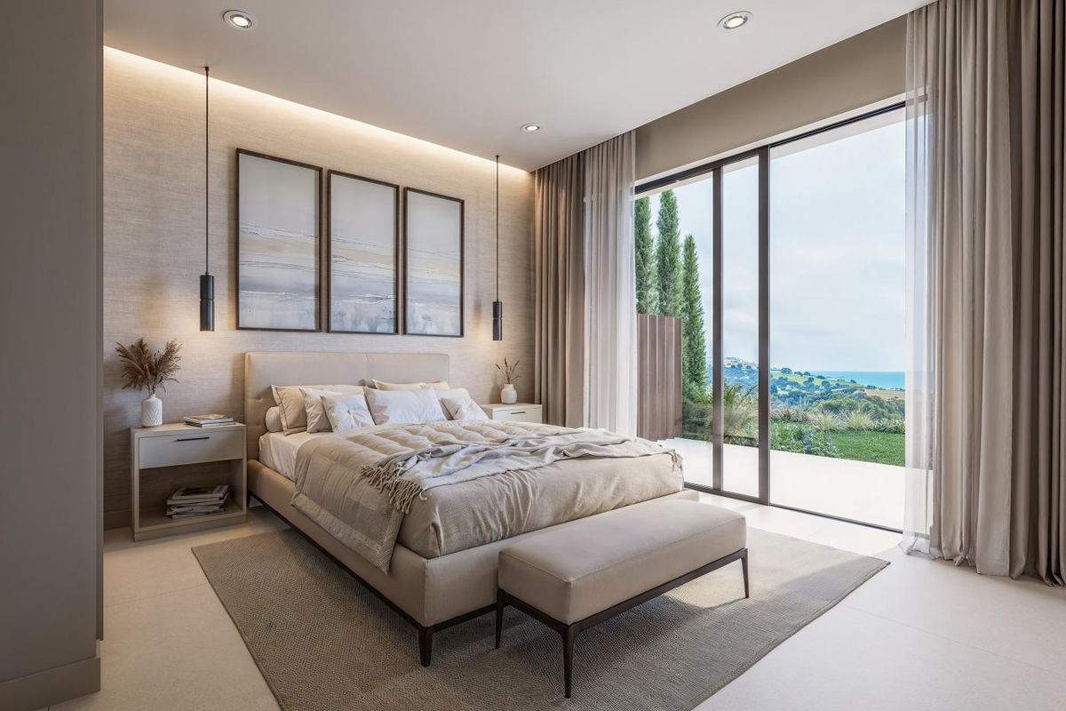 Sea view from Casares town house