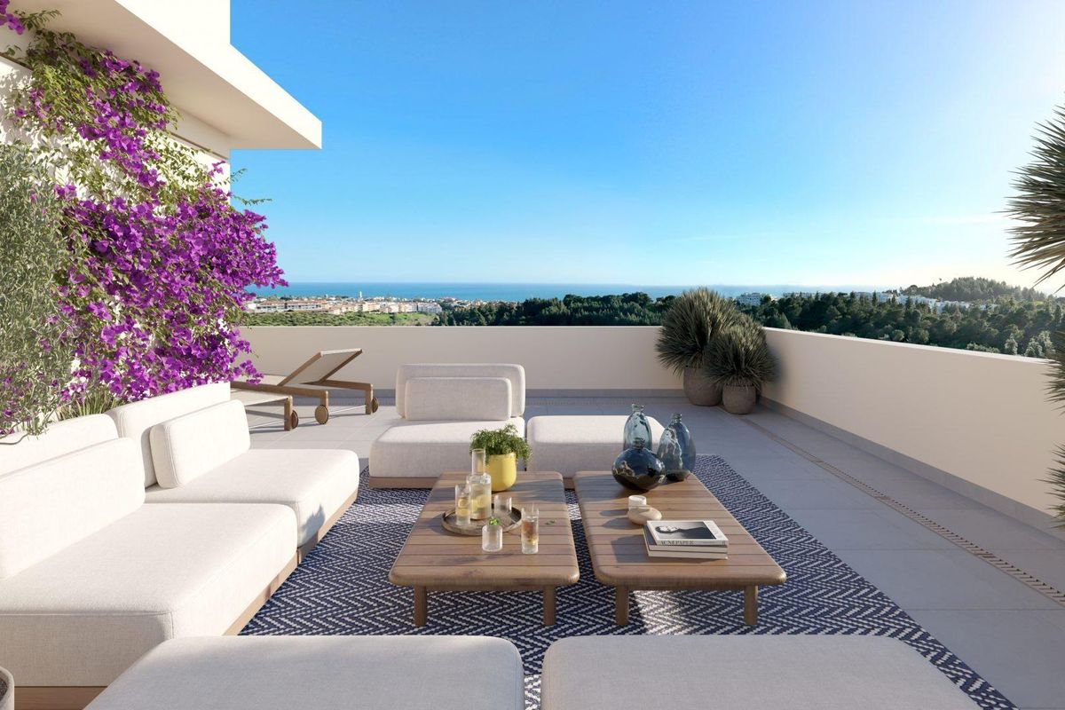 Penthouse in Mijas met terras en uitzicht
