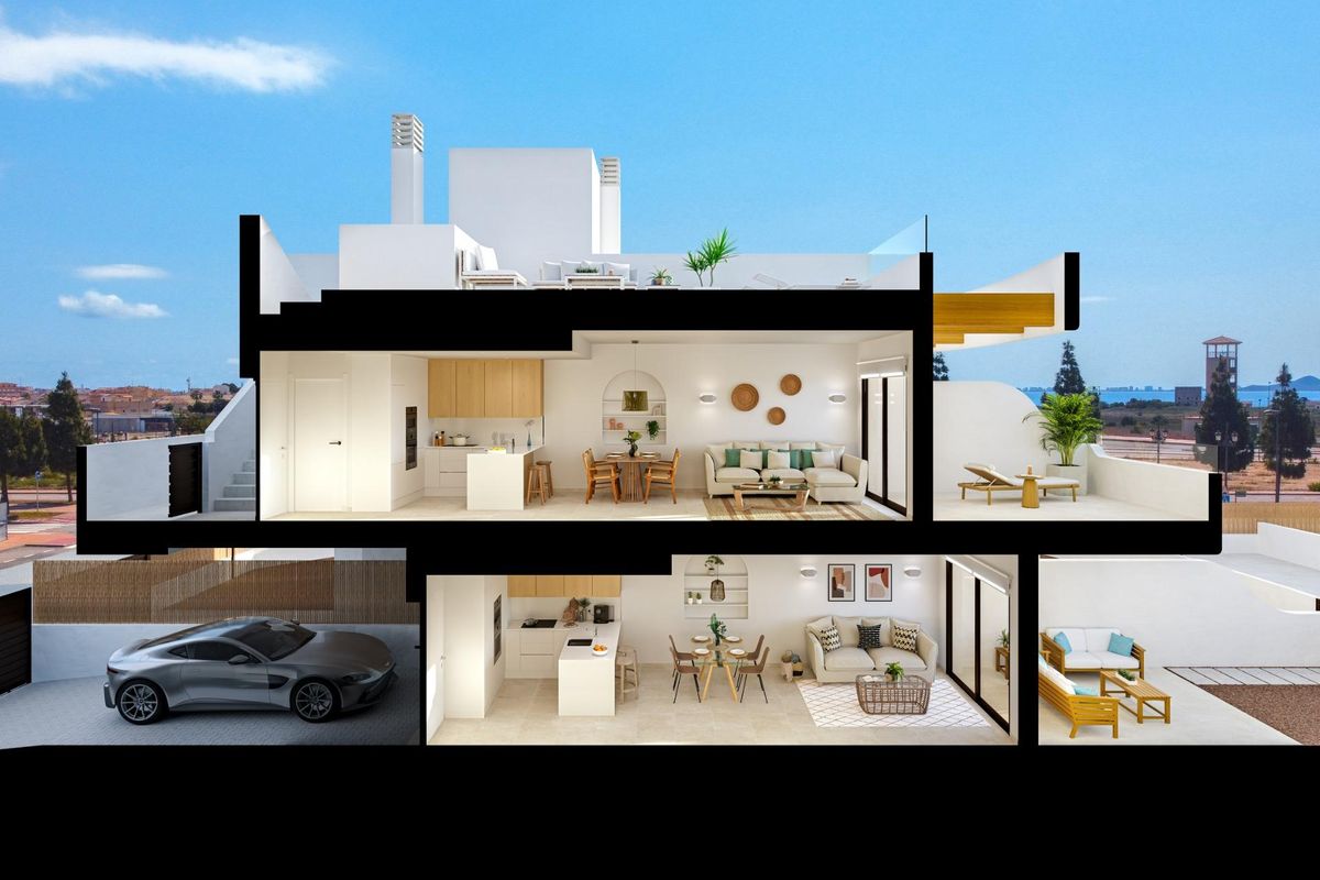Los Alcazares apartment with energy-efficient features