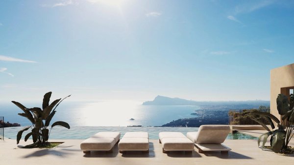 Villa met zeezicht in Altea Hills
