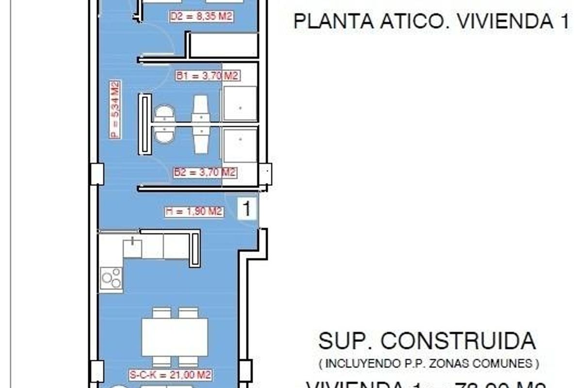 2-Hálószobás Penthouse Torrevieja Tetőmedence - Kép 17