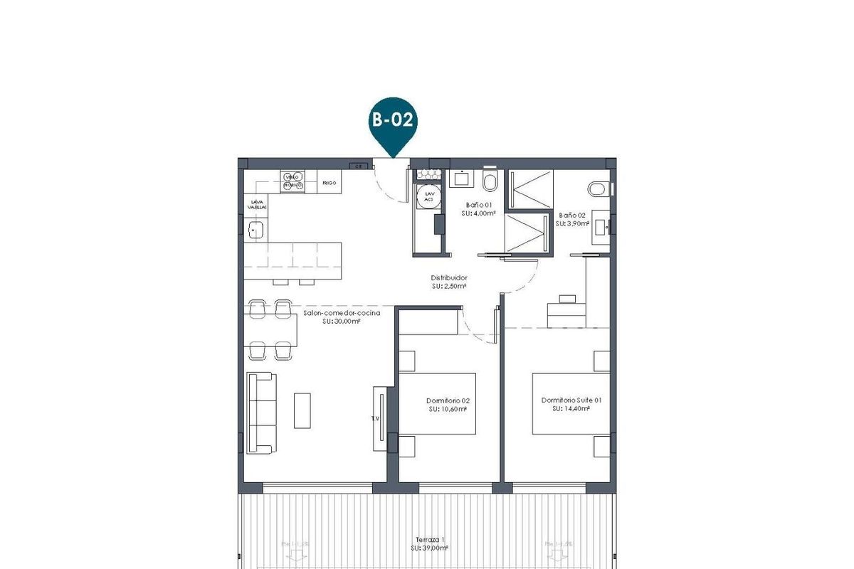 2-Hálószobás Földszinti Lakás Los Alcazares - Kép 13