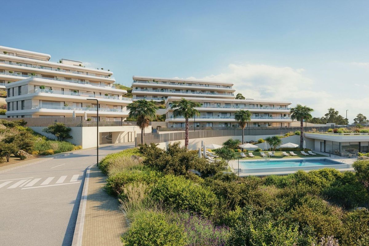 Slaapkamer in nieuwbouw Estepona appartement