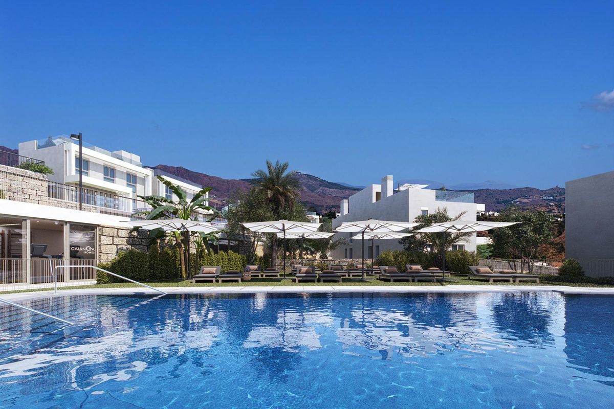 Mijas villa bejárata