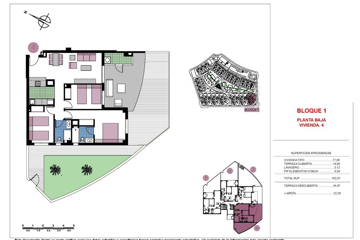 Gemeenschappelijke tuin bij benedenwoning Mil Palmeras