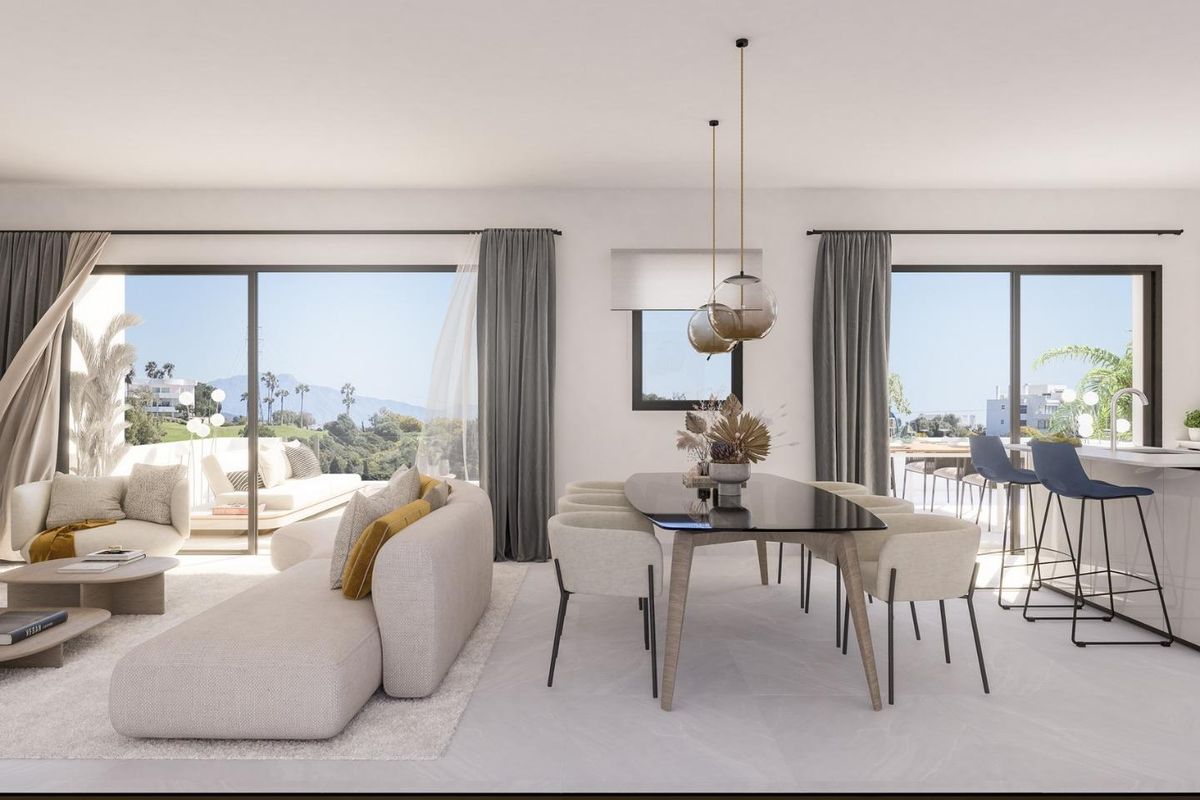 Modern kitchen in Estepona town house