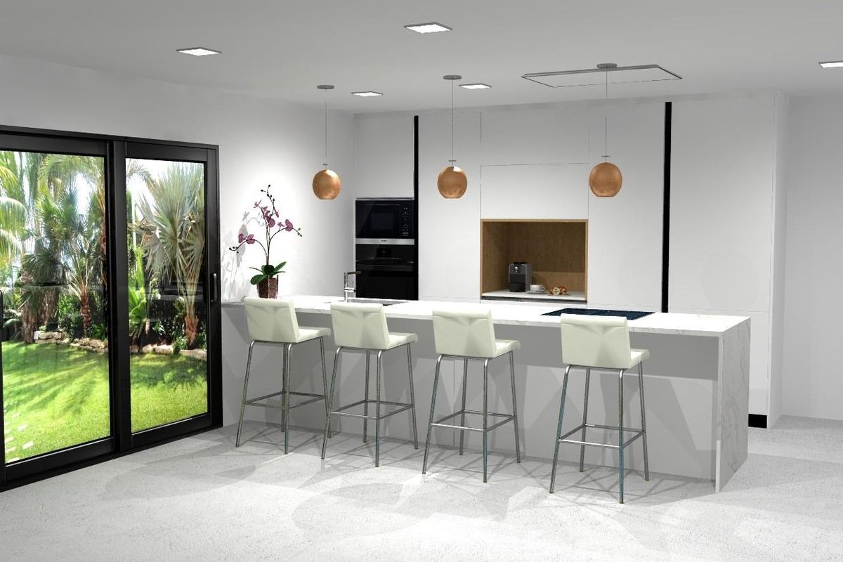 Nieuwbouwwoningen gelegen in de gemeente Aspe.