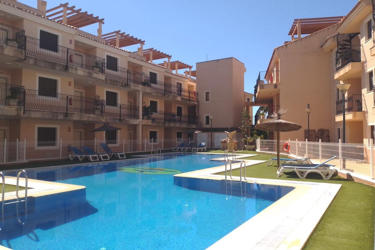 Schlafzimmer des Apartments in Aguilas