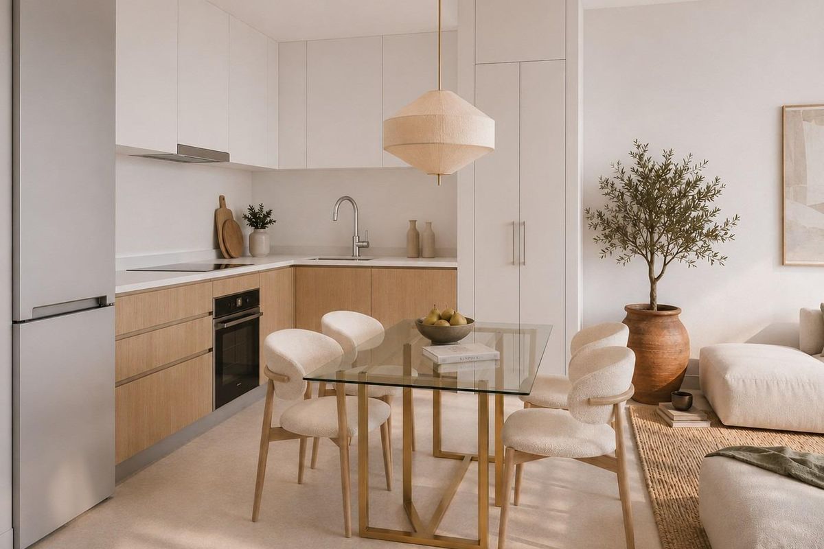 Küche der Erdgeschosswohnung in Pulpi