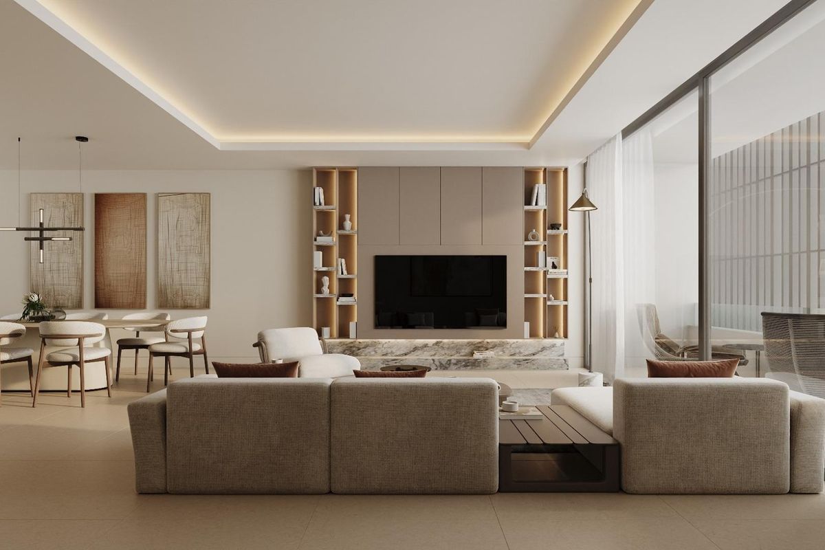 Elegant bathroom in Marbella town house