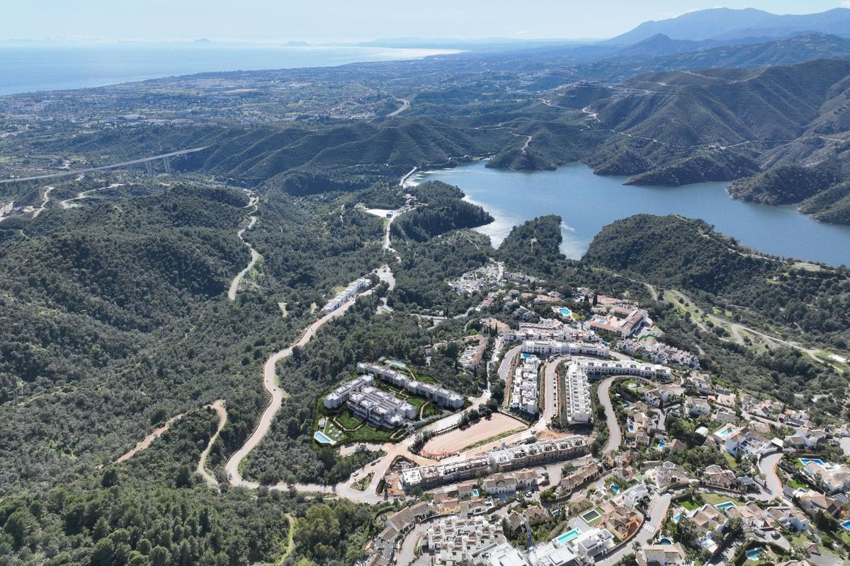Blick von der Terrasse der Wohnung in Istán