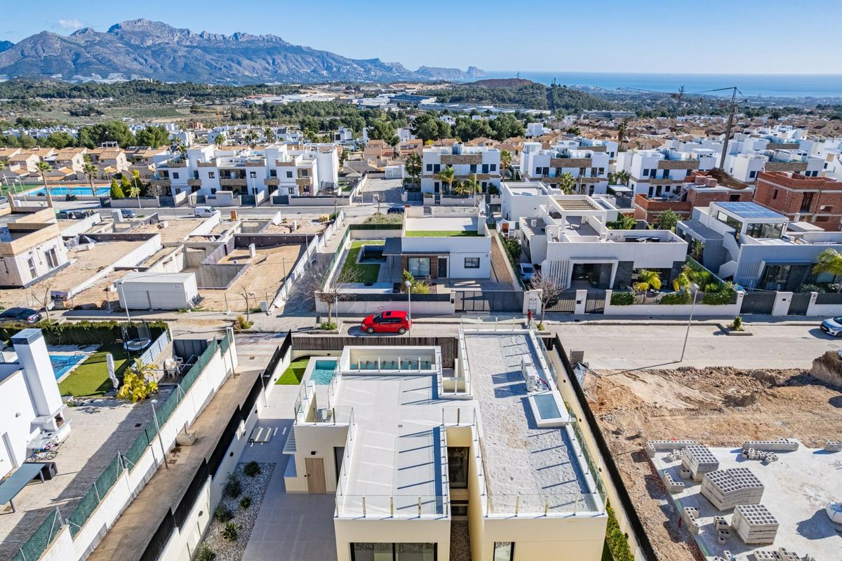 Luxe villa woonkamer in Polop