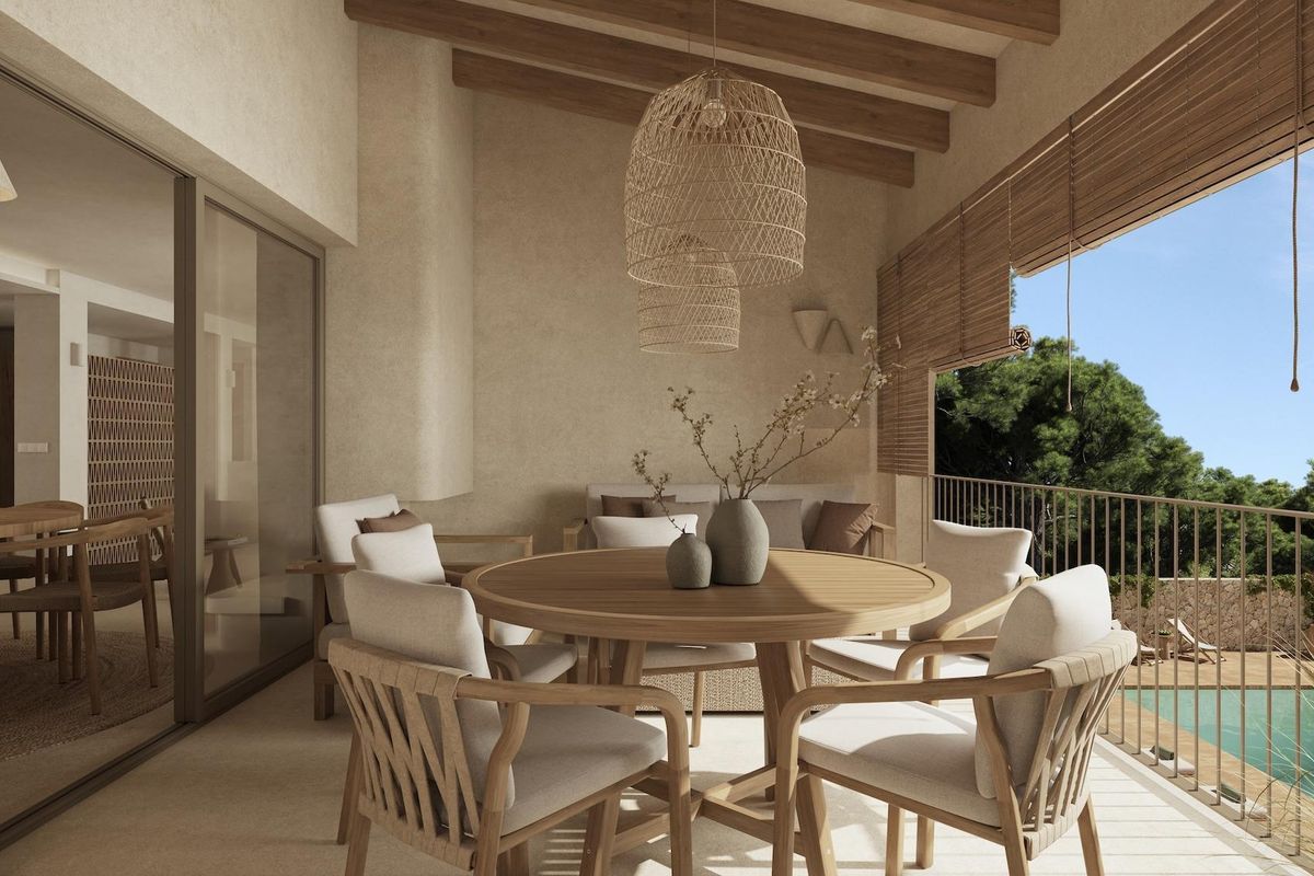 Elegantes Badezimmer in der Villa in Benissa