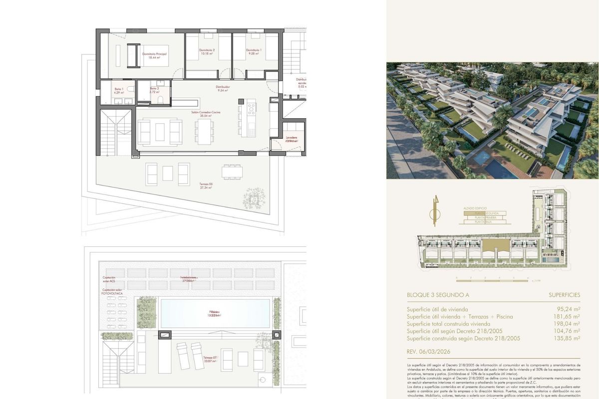 Badkamer met vloerverwarming in Estepona
